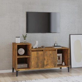 Smoked oak plywood TV cabinet 100x35x55 cm by vidaXL, TV Furniture - Ref: Foro24-821185, Price: 63,07 €, Discount: %