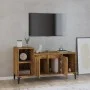 Mueble para TV madera contrachapada roble ahumado 100x35x55 cm de vidaXL, Muebles TV - Ref: Foro24-821185, Precio: 62,29 €, D...