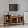TV-Schrank aus geräuchertem Eichensperrholz, 100 x 35 x 55 cm von vidaXL, TV-Möbel - Ref: Foro24-821185, Preis: 63,07 €, Raba...