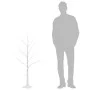 White artificial birch with 48 warm white LEDs 120 cm by vidaXL, Christmas trees - Ref: Foro24-345142, Price: 34,51 €, Discou...