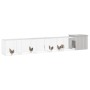 Gallinero de acero galvanizado gris 600x91x100 cm