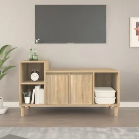 Sonoma Eiche Sperrholz TV-Ständer 100x35x55 cm von vidaXL, TV-Möbel - Ref: Foro24-821175, Preis: 65,04 €, Rabatt: %
