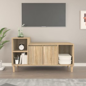 Sonoma Eiche Sperrholz TV-Ständer 100x35x55 cm von vidaXL, TV-Möbel - Ref: Foro24-821175, Preis: 65,92 €, Rabatt: %