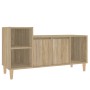 Mueble para TV madera contrachapada roble Sonoma 100x35x55 cm de vidaXL, Muebles TV - Ref: Foro24-821175, Precio: 67,82 €, De...