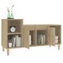 Mueble para TV madera contrachapada roble Sonoma 100x35x55 cm de vidaXL, Muebles TV - Ref: Foro24-821175, Precio: 65,04 €, De...