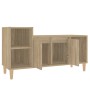 Mueble para TV madera contrachapada roble Sonoma 100x35x55 cm de vidaXL, Muebles TV - Ref: Foro24-821175, Precio: 67,82 €, De...