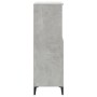 Hohes Sideboard aus betongrauem Sperrholz, 60 x 36 x 110 cm von vidaXL, Sideboards - Ref: Foro24-821232, Preis: 98,72 €, Raba...