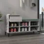 Sonoma gray plywood shoe cabinet 102x36x60 cm by vidaXL, Shoe racks and shoe organizers - Ref: Foro24-821218, Price: 67,59 €,...