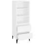 Aparador alto madera contrachapada blanco 40x36x110 cm de vidaXL, Aparadores - Ref: Foro24-821244, Precio: 69,80 €, Descuento: %