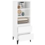 Aparador alto madera contrachapada blanco 40x36x110 cm de vidaXL, Aparadores - Ref: Foro24-821244, Precio: 69,80 €, Descuento: %