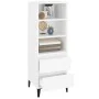 Aparador alto madera contrachapada blanco 40x36x110 cm de vidaXL, Aparadores - Ref: Foro24-821244, Precio: 69,02 €, Descuento: %