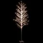 Abedul artificial blanco con 672 LEDs blanco cálido 400 cm de vidaXL, Arboles de navidad - Ref: Foro24-345147, Precio: 100,44...