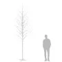 Abedul artificial blanco con 672 LEDs blanco cálido 400 cm de vidaXL, Arboles de navidad - Ref: Foro24-345147, Precio: 100,44...