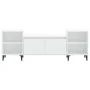 TV-Ständer Sperrholz weiß 160x35x55 cm von vidaXL, TV-Möbel - Ref: Foro24-821196, Preis: 92,73 €, Rabatt: %