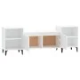 TV-Ständer Sperrholz weiß 160x35x55 cm von vidaXL, TV-Möbel - Ref: Foro24-821196, Preis: 92,73 €, Rabatt: %