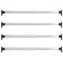 Telescopic wardrobe rails 4 units silver 58-100 cm by vidaXL, Dresser Organizers and Bar Hangers - Ref: Foro24-3102979, Price...