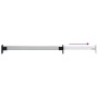 Telescopic wardrobe rails 4 units silver 58-100 cm by vidaXL, Dresser Organizers and Bar Hangers - Ref: Foro24-3102979, Price...