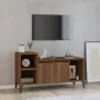 TV-Schrank aus braunem Eichensperrholz, 100 x 35 x 55 cm von vidaXL, TV-Möbel - Ref: Foro24-821187, Preis: 59,45 €, Rabatt: %
