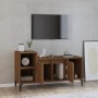 TV-Schrank aus braunem Eichensperrholz, 100 x 35 x 55 cm von vidaXL, TV-Möbel - Ref: Foro24-821187, Preis: 60,12 €, Rabatt: %