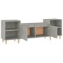 TV-Schrank aus betongrauem Sperrholz, 160 x 35 x 55 cm von vidaXL, TV-Möbel - Ref: Foro24-821192, Preis: 89,79 €, Rabatt: %