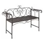 Aged brown steel garden bench 132 cm by vidaXL, garden benches - Ref: Foro24-40716, Price: 156,42 €, Discount: %