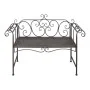 Aged brown steel garden bench 132 cm by vidaXL, garden benches - Ref: Foro24-40716, Price: 156,42 €, Discount: %