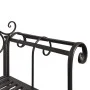 Aged brown steel garden bench 132 cm by vidaXL, garden benches - Ref: Foro24-40716, Price: 156,42 €, Discount: %