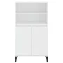 Hohes weißes Sperrholz-Sideboard 60x36x110 cm von vidaXL, Sideboards - Ref: Foro24-821228, Preis: 98,09 €, Rabatt: %
