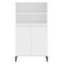 Hohes weißes Sperrholz-Sideboard 60x36x110 cm von vidaXL, Sideboards - Ref: Foro24-821228, Preis: 98,11 €, Rabatt: %