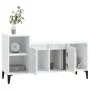 TV-Ständer aus weißem, glänzendem Sperrholz 100x35x55 cm von vidaXL, TV-Möbel - Ref: Foro24-821182, Preis: 60,17 €, Rabatt: %