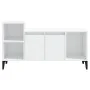 TV-Ständer aus weißem, glänzendem Sperrholz 100x35x55 cm von vidaXL, TV-Möbel - Ref: Foro24-821182, Preis: 60,17 €, Rabatt: %