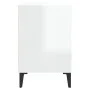 TV-Ständer aus weißem, glänzendem Sperrholz 100x35x55 cm von vidaXL, TV-Möbel - Ref: Foro24-821182, Preis: 60,17 €, Rabatt: %