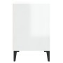 TV-Ständer aus weißem, glänzendem Sperrholz 100x35x55 cm von vidaXL, TV-Möbel - Ref: Foro24-821182, Preis: 60,90 €, Rabatt: %