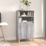 Hohes Sideboard aus Sperrholz in Sonoma-Grau, 60 x 36 x 110 cm von vidaXL, Sideboards - Ref: Foro24-821226, Preis: 81,90 €, R...