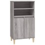 Hohes Sideboard aus Sperrholz in Sonoma-Grau, 60 x 36 x 110 cm von vidaXL, Sideboards - Ref: Foro24-821226, Preis: 81,90 €, R...