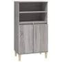 Hohes Sideboard aus Sperrholz in Sonoma-Grau, 60 x 36 x 110 cm von vidaXL, Sideboards - Ref: Foro24-821226, Preis: 80,92 €, R...