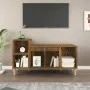 TV-Schrank aus geräuchertem Eichensperrholz 100x35x55 cm von vidaXL, TV-Möbel - Ref: Foro24-821177, Preis: 54,86 €, Rabatt: %