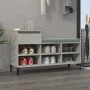 Mueble zapatero madera contrachapada gris hormigón 102x36x60 cm by vidaXL, Shoe racks and shoe organizers - Ref: Foro24-82121...