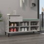 Mueble zapatero madera contrachapada gris hormigón 102x36x60 cm by vidaXL, Shoe racks and shoe organizers - Ref: Foro24-82121...