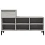 Mueble zapatero madera contrachapada gris hormigón 102x36x60 cm by vidaXL, Shoe racks and shoe organizers - Ref: Foro24-82121...