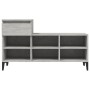 Mueble zapatero madera contrachapada gris hormigón 102x36x60 cm by vidaXL, Shoe racks and shoe organizers - Ref: Foro24-82121...