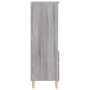 Aparador alto madera contrachapada gris Sonoma 40x36x110 cm de vidaXL, Aparadores - Ref: Foro24-821242, Precio: 63,38 €, Desc...