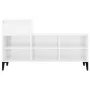 Mueble zapatero madera contrachapada blanco brillo 102x36x60 cm de vidaXL, Zapateros y organizadores de calzado - Ref: Foro24...