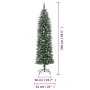 Narrow artificial Christmas tree with PVC support 240 cm by vidaXL, Christmas trees - Ref: Foro24-345168, Price: 83,22 €, Dis...