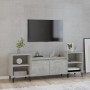 Concrete gray plywood TV cabinet 160x35x55 cm by vidaXL, TV Furniture - Ref: Foro24-821200, Price: 97,99 €, Discount: %