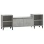 Concrete gray plywood TV cabinet 160x35x55 cm by vidaXL, TV Furniture - Ref: Foro24-821200, Price: 96,80 €, Discount: %
