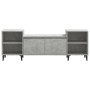 Concrete gray plywood TV cabinet 160x35x55 cm by vidaXL, TV Furniture - Ref: Foro24-821200, Price: 97,99 €, Discount: %