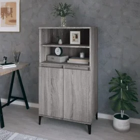 Hohes Sideboard aus Sperrholz in Sonoma-Grau, 60 x 36 x 110 cm von vidaXL, Sideboards - Ref: Foro24-821234, Preis: 104,87 €, ...