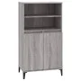 Hohes Sideboard aus Sperrholz in Sonoma-Grau, 60 x 36 x 110 cm von vidaXL, Sideboards - Ref: Foro24-821234, Preis: 104,87 €, ...