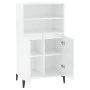 High glossy white plywood sideboard 60x36x110 cm by vidaXL, Sideboards - Ref: Foro24-821230, Price: 114,89 €, Discount: %